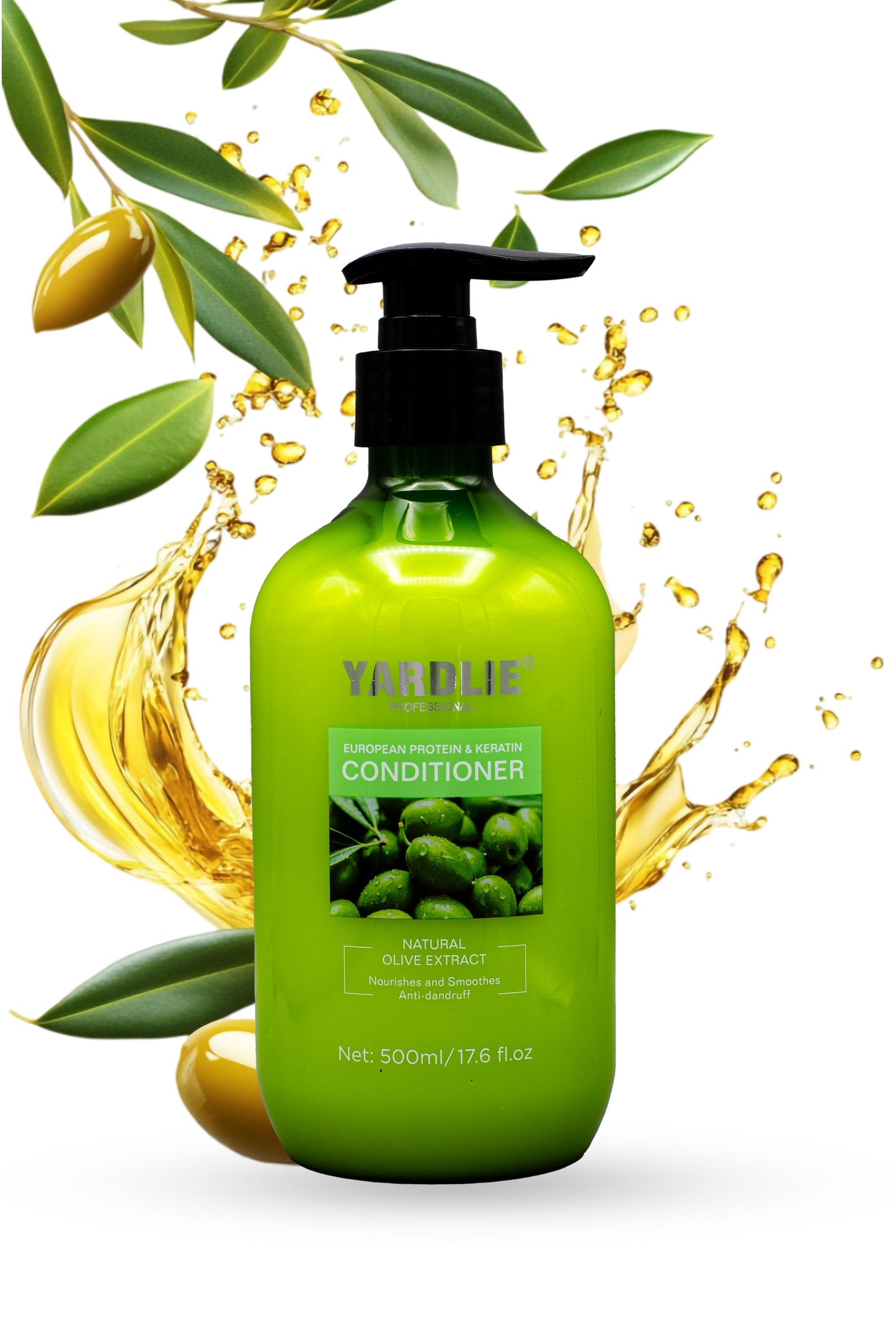 Hair Conditioner | European Protein & Keratin | Olive Extract | Yardlie | 500ml