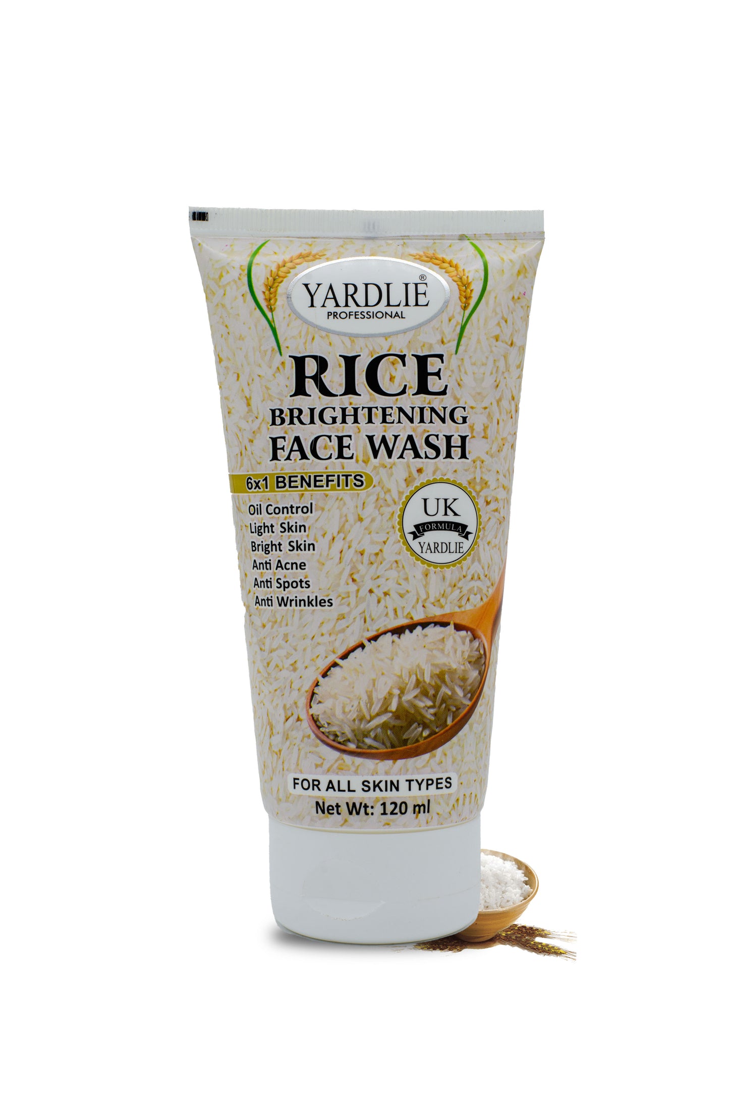 Face Wash | Rice | Brightening Yardlie | 120Ml