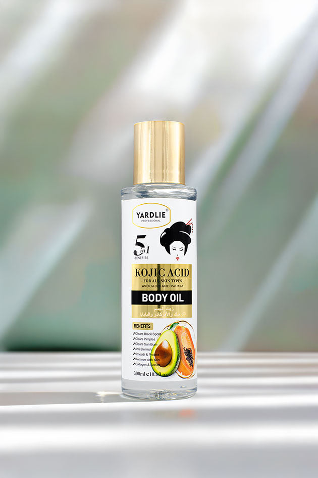 Yardlie Kojic Acid Body Oil Avocado and Papaya 300ml Online in Pakistan
