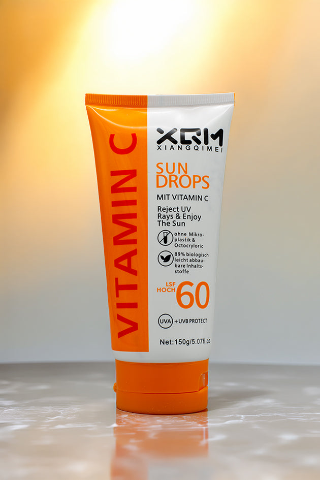 XQM Sun Drops SPF 60 Vitamin C Sunblock Cream 150g