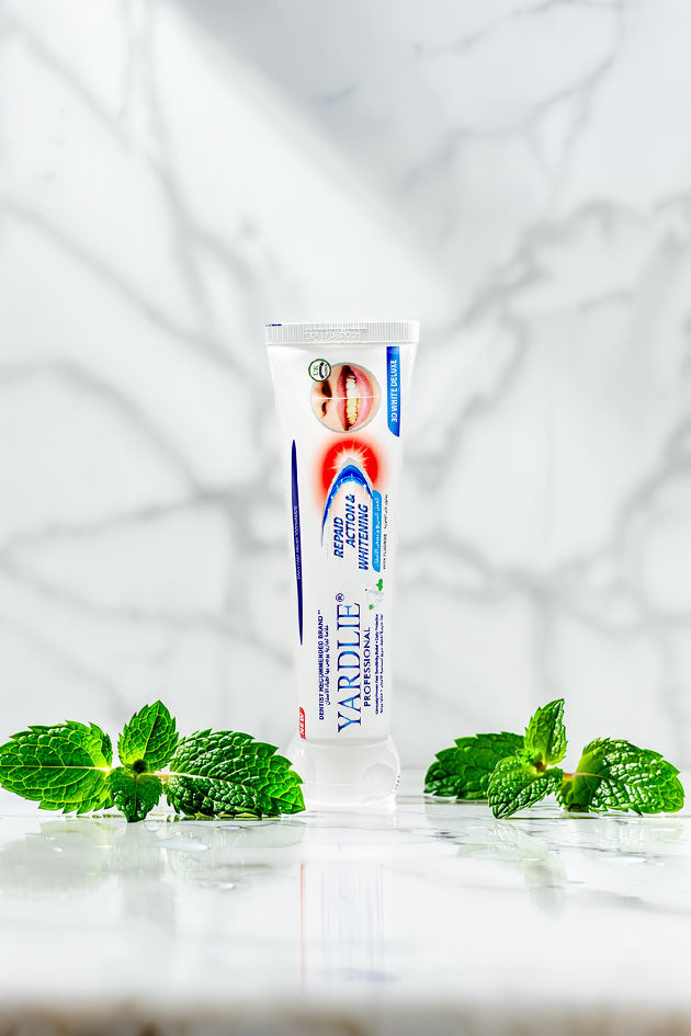 Yardlie Professional Rapid Action & Whitening Toothpaste 3D White Deluxe Double Mint 100ml