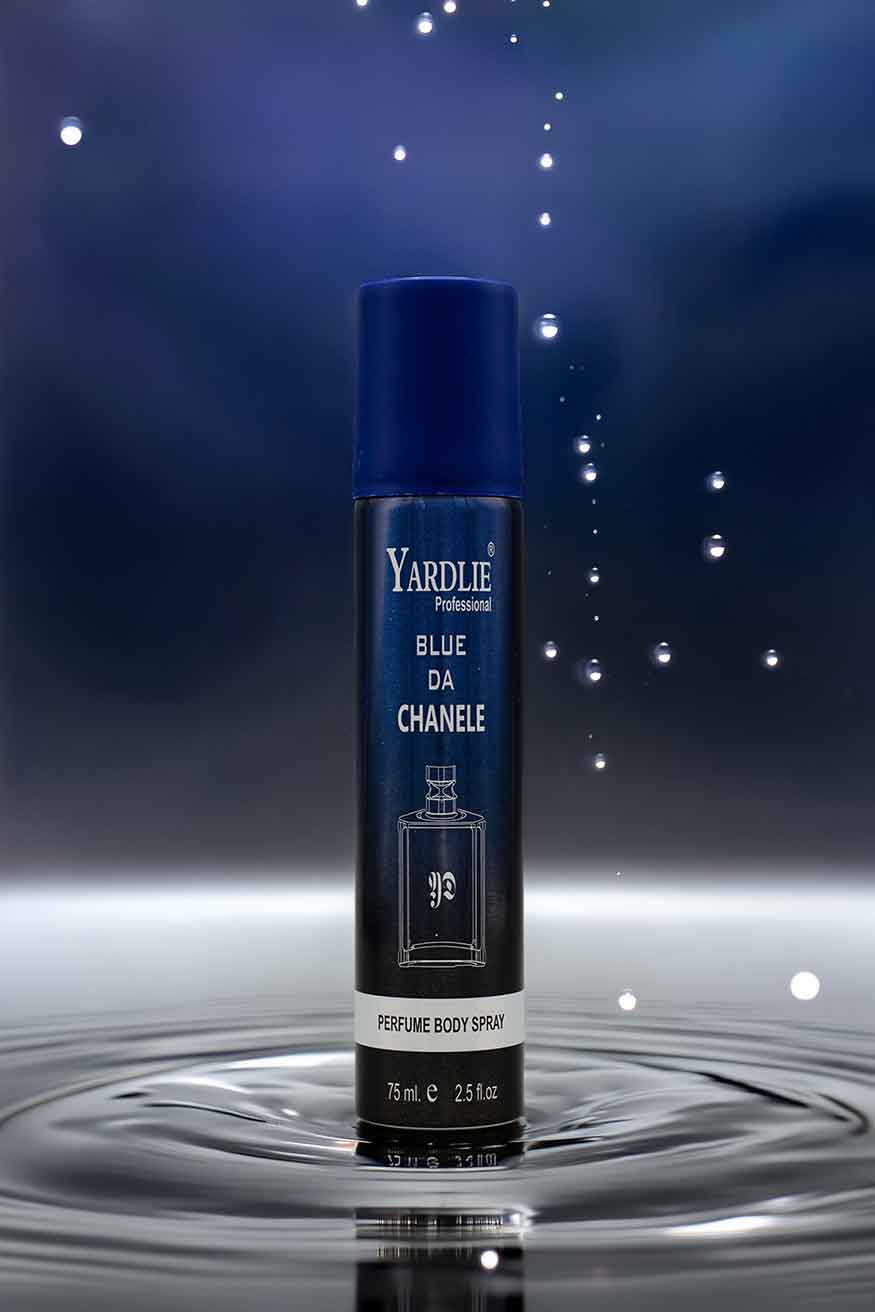 Perfume Body Spray Yardlie Blue Da Chanele 75ml for Men