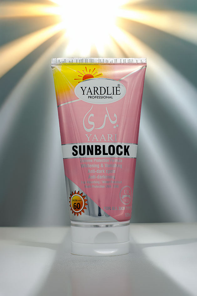 SPF 60 Sunblock Pakistan Yardlie Yaari Face Body Cream 120ml