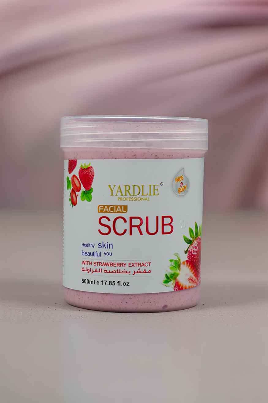 Strawberry Facial Scrub Yardlie 500ml Deep Exfoliating Scrub