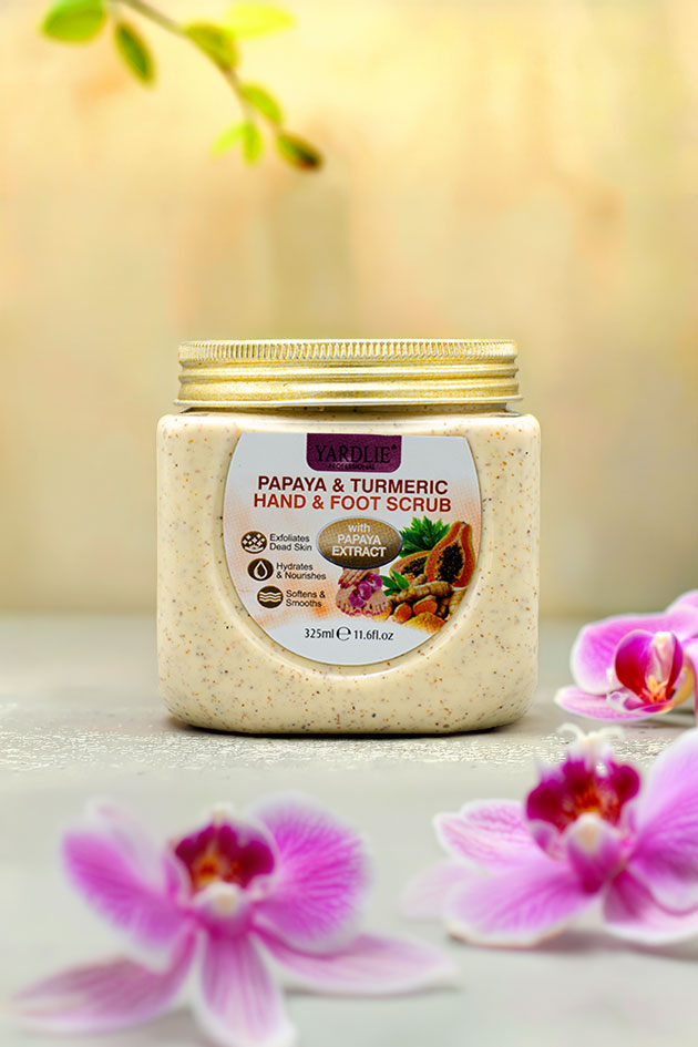 Yardlie Professional Papaya and Turmeric Hand and Foot Scrub 325ml