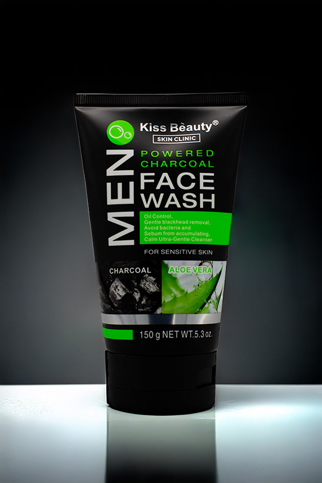 Kiss Beauty Men Charcoal Face Wash 150g Oil Control Cleanser