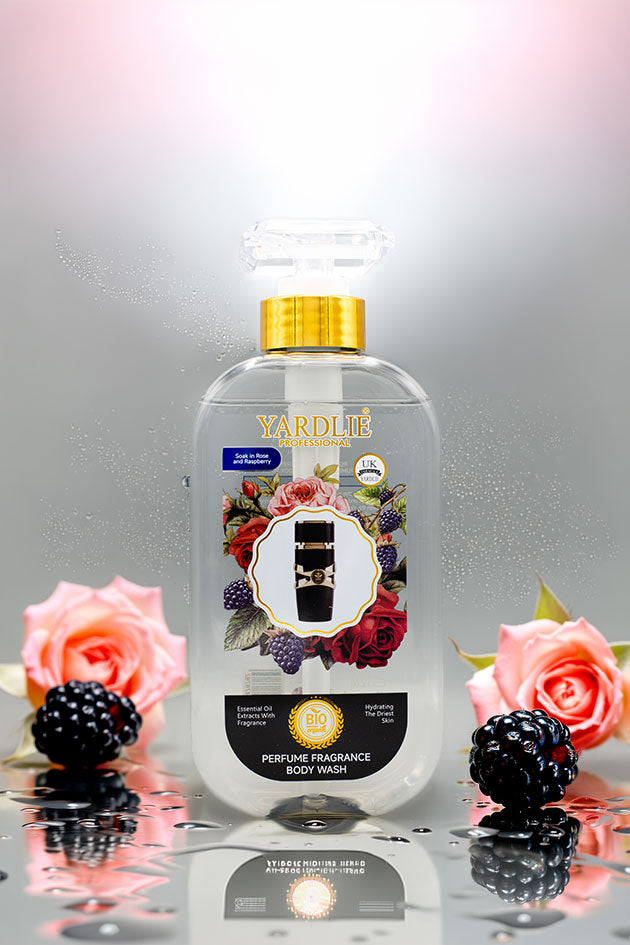 Yardlie Professional Perfume Fragrance Body Wash Rose Raspberry