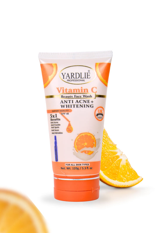Yardlie Professional Vitamin C Face Wash 120ml.