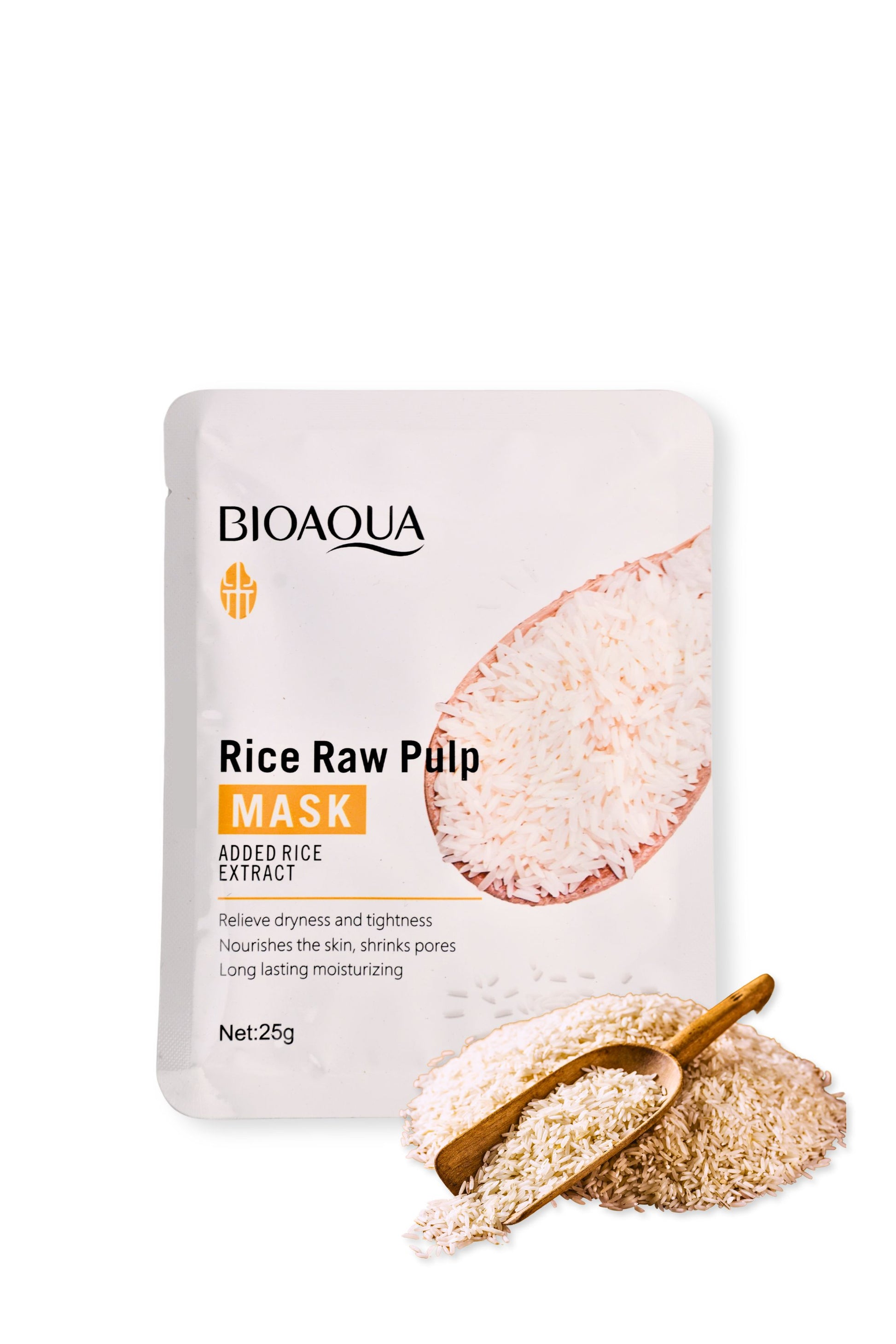 Yardlie's Premium Imported Bioaqua Rice Raw Pulp Mask 25g.