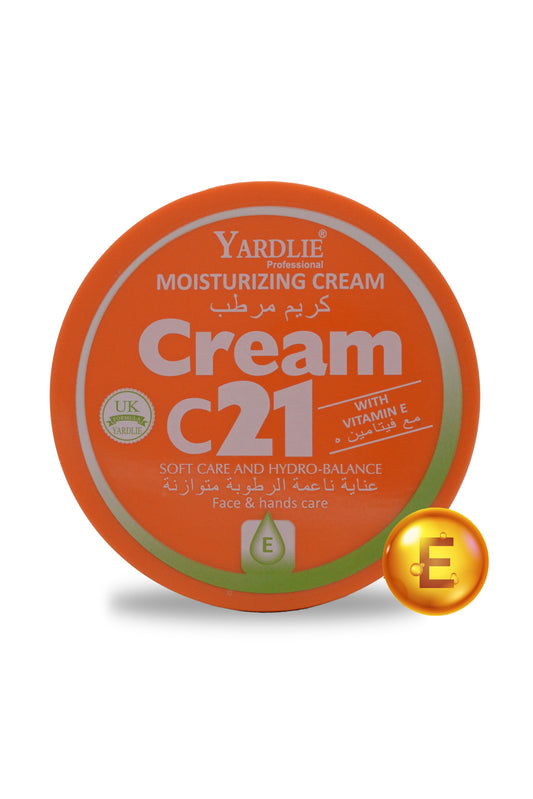 Yardlie C21 Moisturizing cream with Vitamin E 200g.