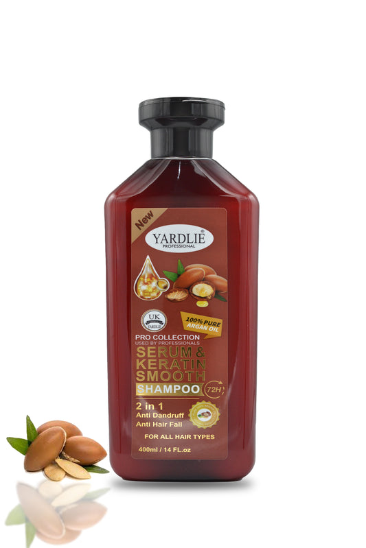 Yardlie Professional Pro Serum & Keratin Shampoo 400ml.
