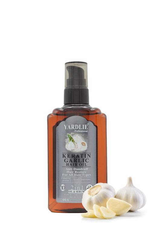 Yardlie Professional Keratin Garlic Hair Oil 120ml.