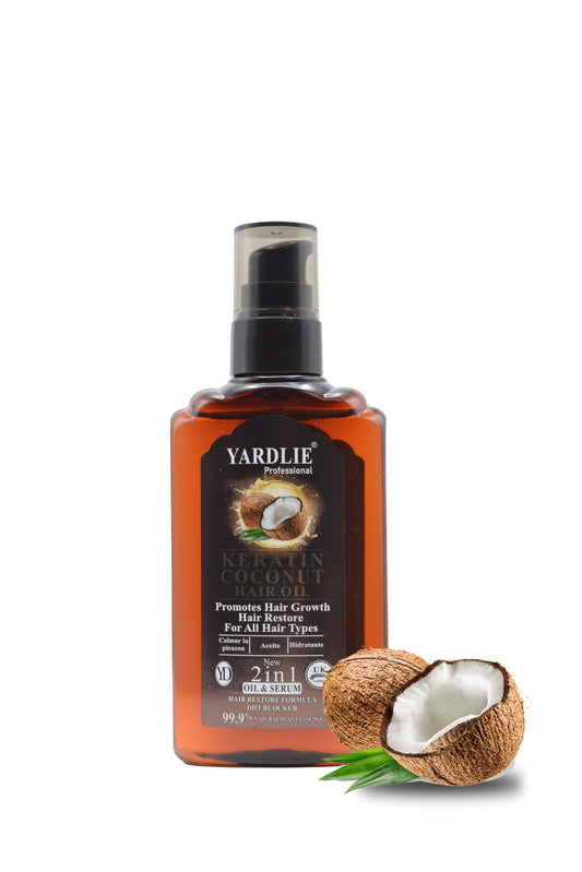 Yardlie Professional Keratin Coconut Hair Oil 120ml.