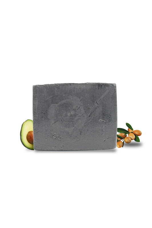 Natural Handmade Soap – Charcoal Our charcoal soap cleanses, detoxifies, and purifies the skin. It provides a clean, flawless complexion due to its ability to remove dead skin cells. With a generous scoop of shea butter, it cleanses without stripping your skin from its natural oils.
