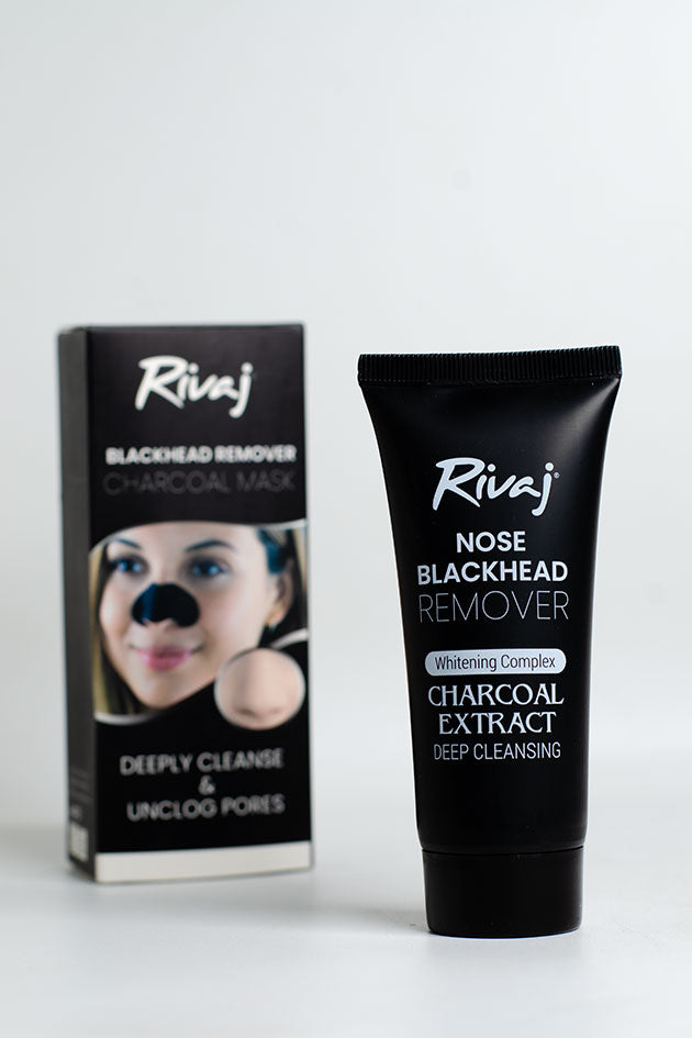 Rivaj Nose Blackhead Remover Charcoal Mask, Deep Cleansing Peel Off Mask (Last Piece, Stock Clearance)