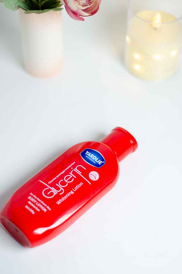 Yardlie Professional Glycerin Whitening Body Lotion 220g for Dry and Cracked Skin