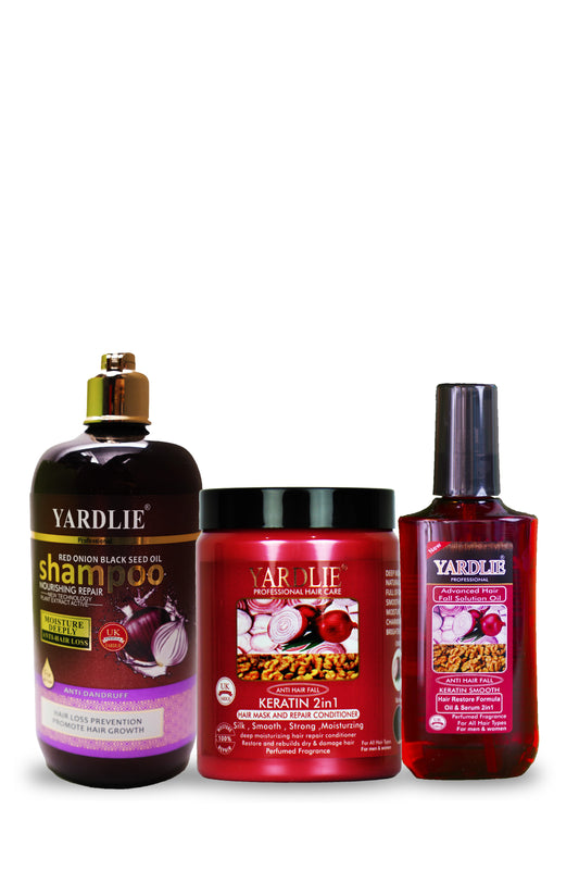 Yardlie Professional Onion and Walnut Total Hair Loss Treatment