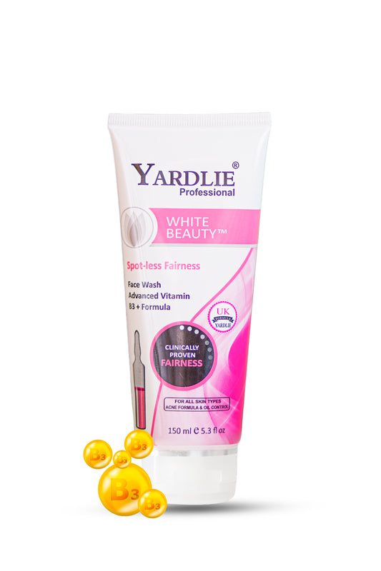 Yardlie Professional White Beauty Face Wash UK Based Formula 150ml.