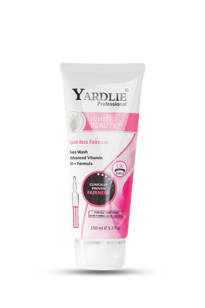 Yardlie Professional White Beauty Face Wash UK Based Formula 150ml.