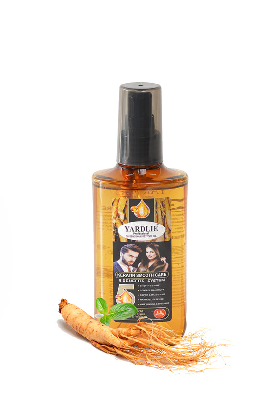 Ginseng Yardlie For Hair Volumizing, Shining, Strengthening, Anti Hair fall & Anti Dandruff Hair Oil
