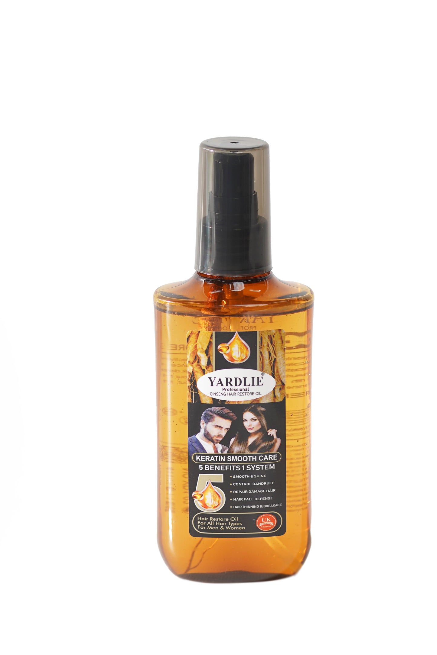 Yardlie Ginseng Oil For Hair Volumizing, Shining, Strengthening, Anti Hair fall & Anti Dandruff.