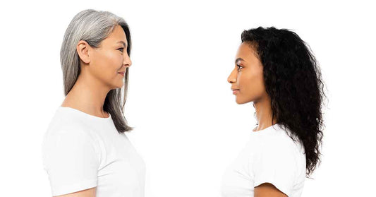 organic hair color shampoo results for grey hair before and after