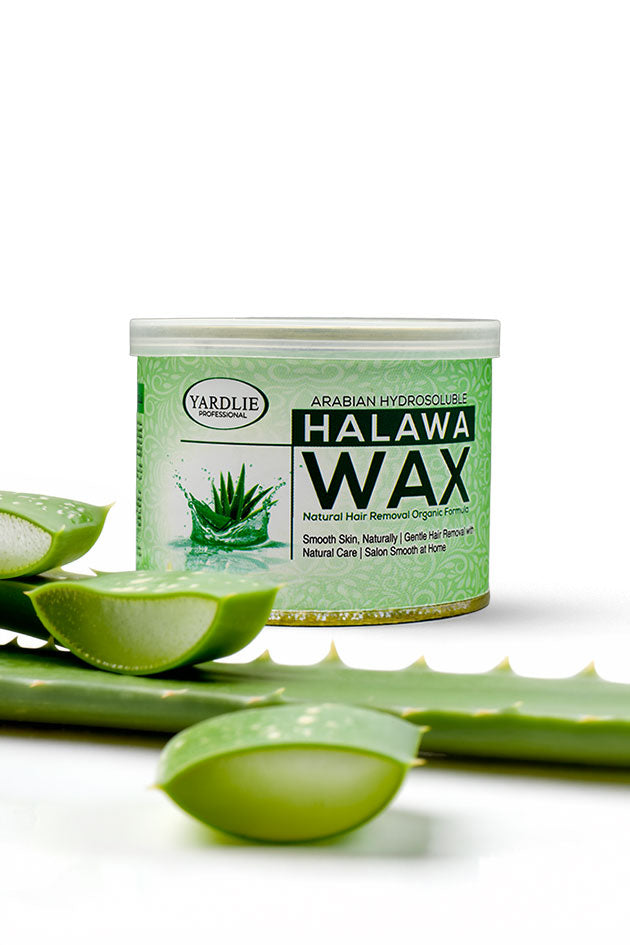 Yardlie Professional Aloe Vera Halawa Wax 225g hair removal wax with Arabian hydrosoluble organic formula for smooth skin in Pakistan