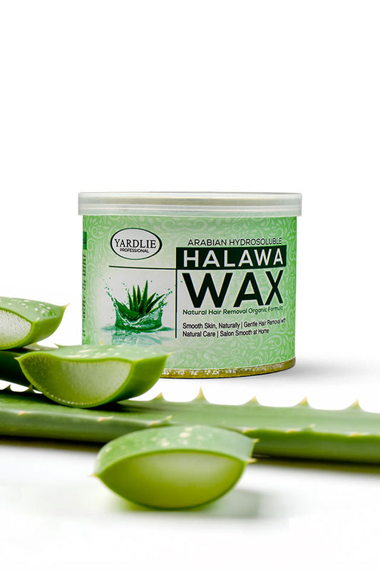Yardlie Professional Aloe Vera Halawa Wax 225g hair removal wax with Arabian hydrosoluble organic formula for smooth skin in Pakistan