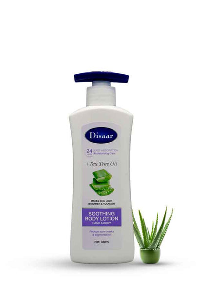 Disaar Soothing Body Lotion with Natural Extracts for Soft, Smooth & Hydrated Skin |330ml