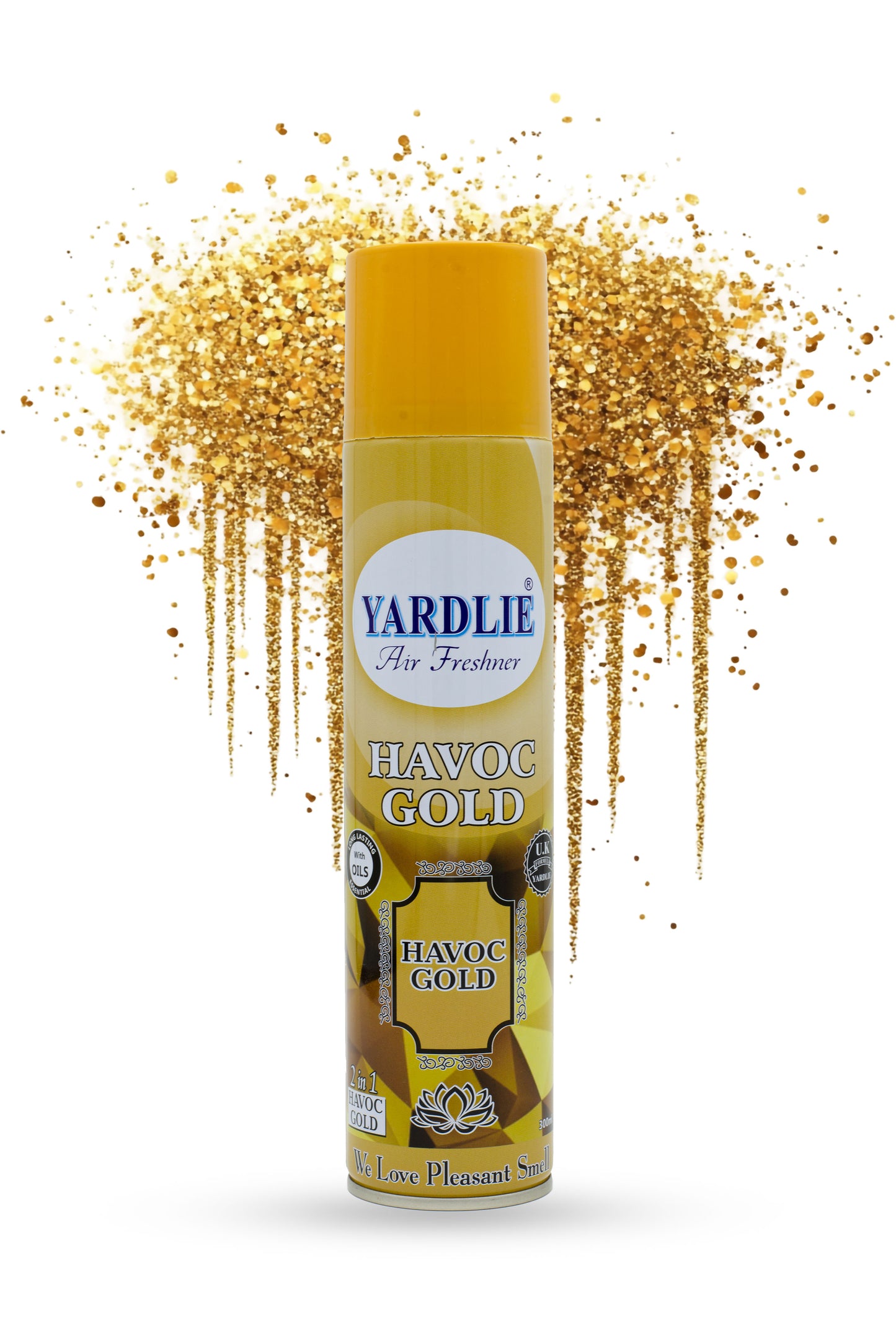 Air Freshener | Havoc Gold | Long Lasting | Yardlie | 300ML