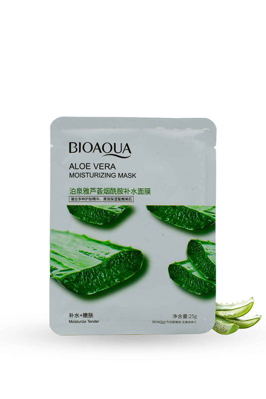 Bioaqua Aloe Vera Moisturizing Facial Mask | Hydrate & Refresh Skin