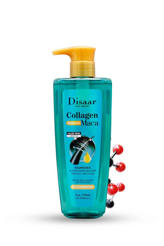 Disaar Collagen Maca Shampoo – Strength & Shine for Damaged or Weak Hair