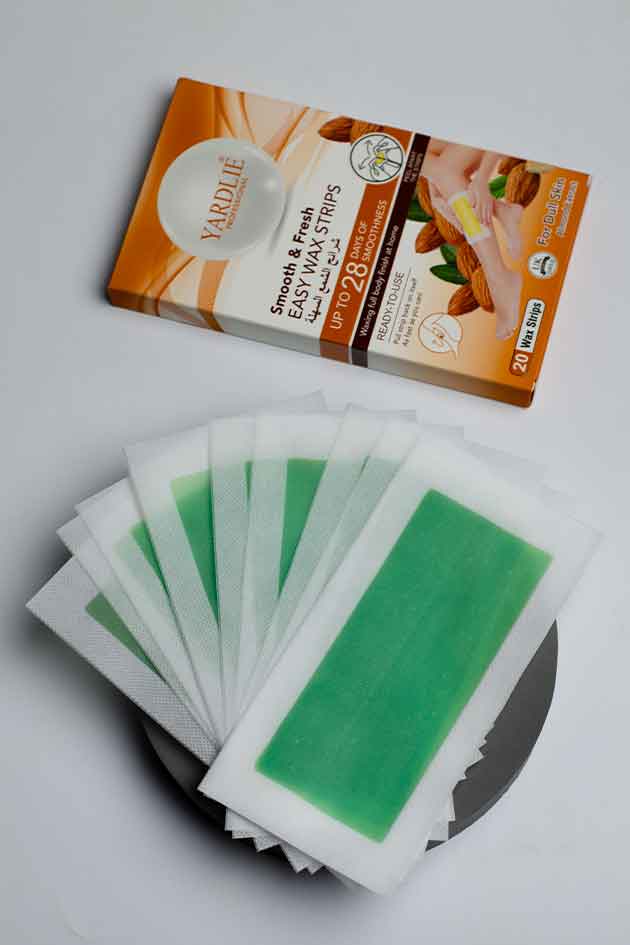 Yardlie Professional Easy Wax Strips Almond Extract 20pcs