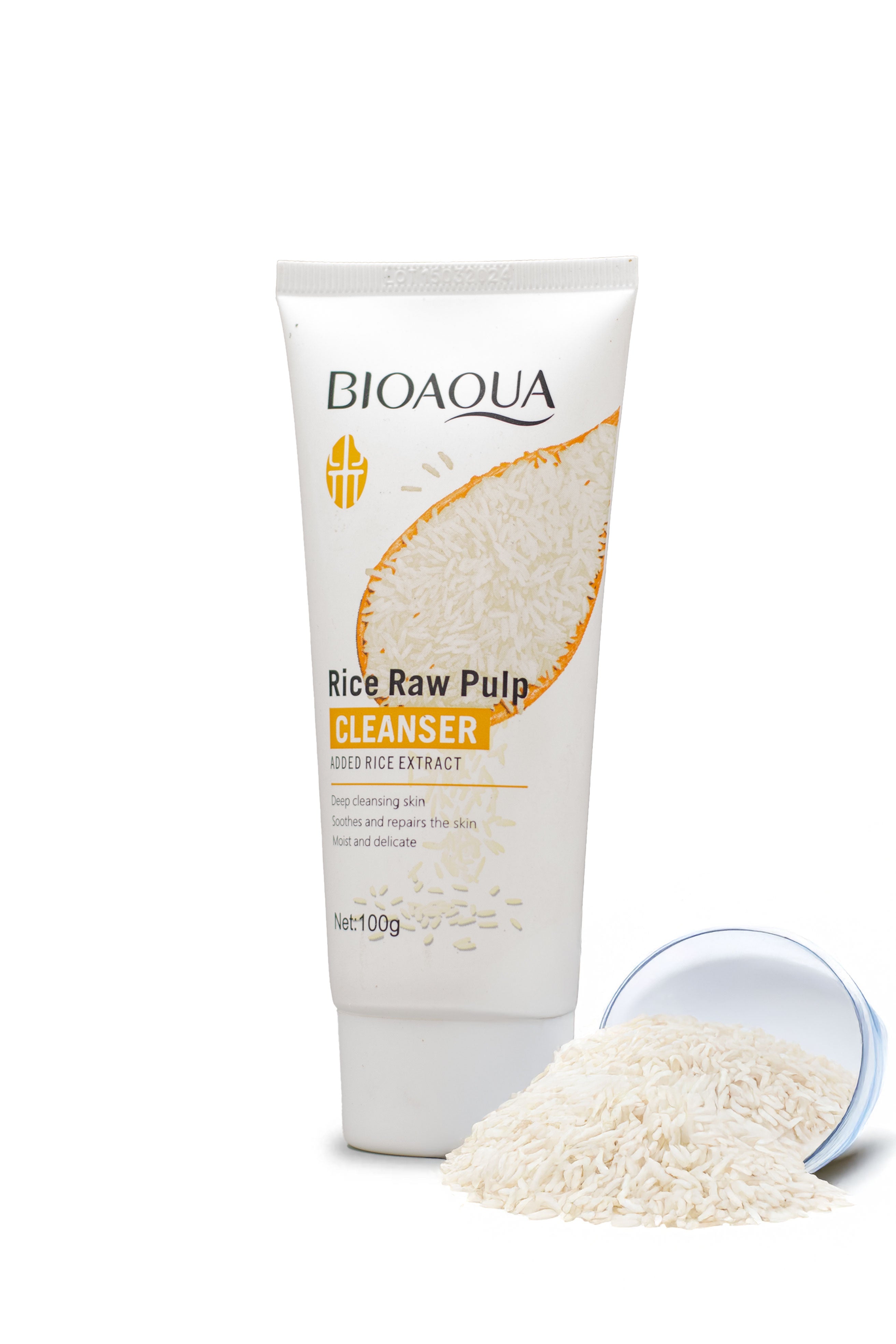 BioAqua Rice Raw Pulp Face Cleanser 100g. – Yardlie