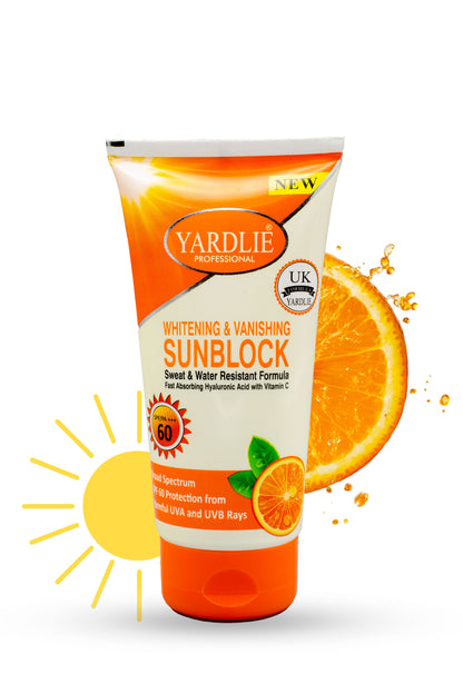 Sunblock | Vitamin C | UK Based Formula |  Yardlie Professional | 120ml |
