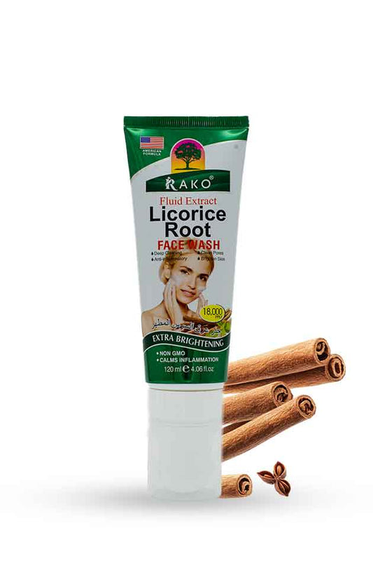 RAKO Licorice Root Face Wash | Brightening, Soothing & Clear Skin | 120ml