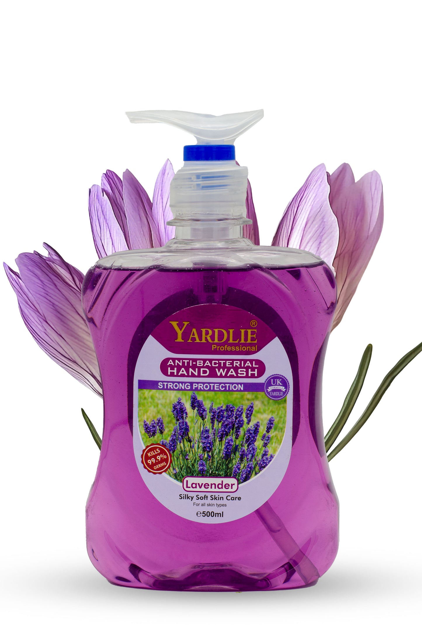 Hand Wash | Lavender | Anti Bacterial | Strong Protection | Yardlie | 500ml
