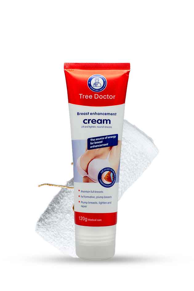 Tree Doctor Breast Enhancement Cream 120g available at Yardlie Pakistan, Tube of Tree Doctor breast enhancement cream on a white background