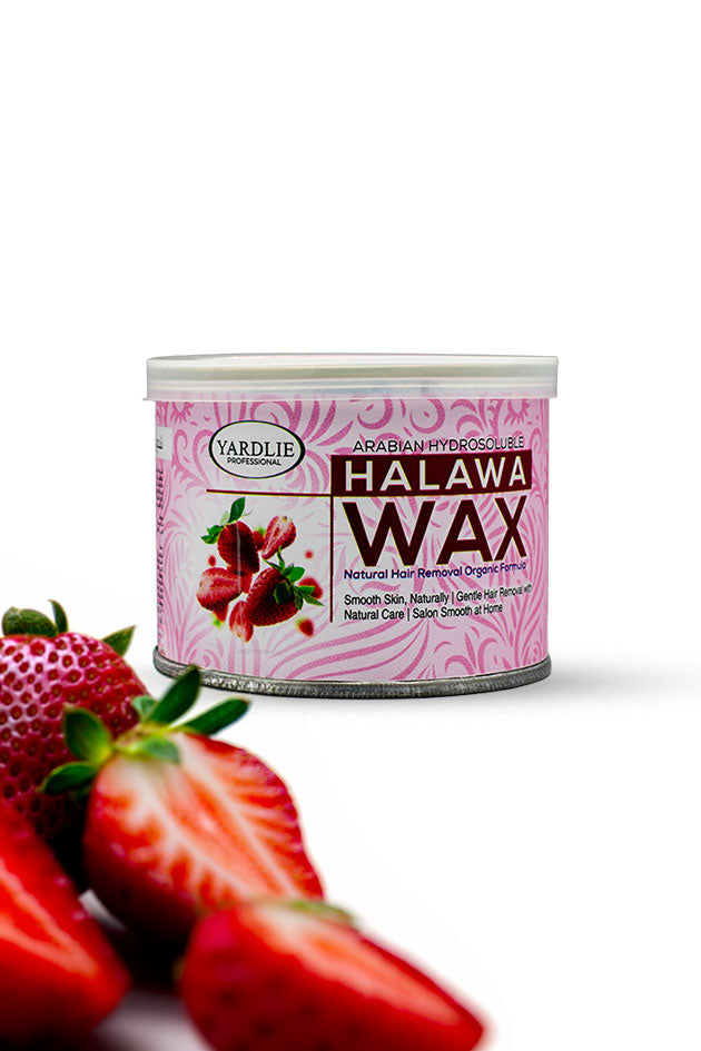 Yardlie Professional Strawberry Halawa Wax 225g hair removal wax with Arabian hydrosoluble organic formula for smooth skin in Pakistan