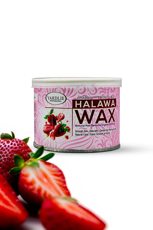 Yardlie Professional Strawberry Halawa Wax 225g hair removal wax with Arabian hydrosoluble organic formula for smooth skin in Pakistan