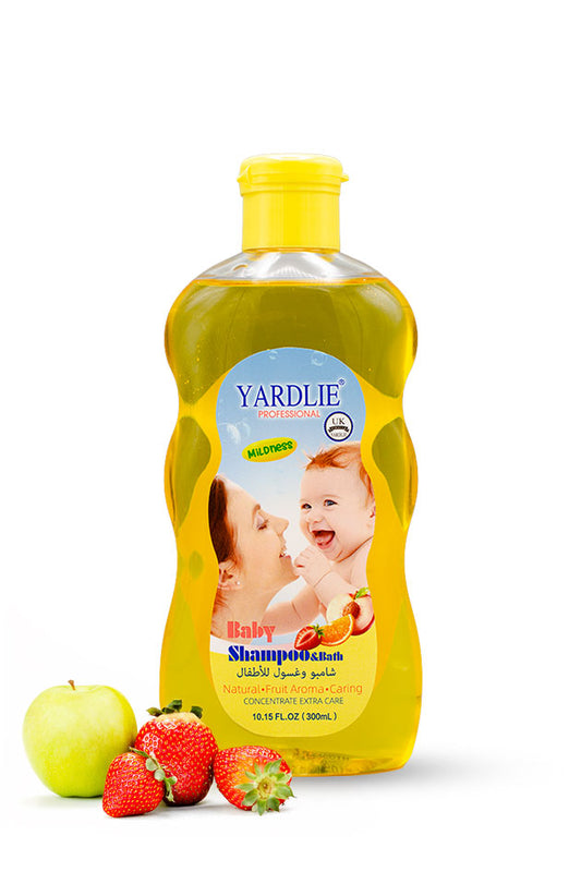 Yardlie tear free baby shampoo and bath 300ml bottle