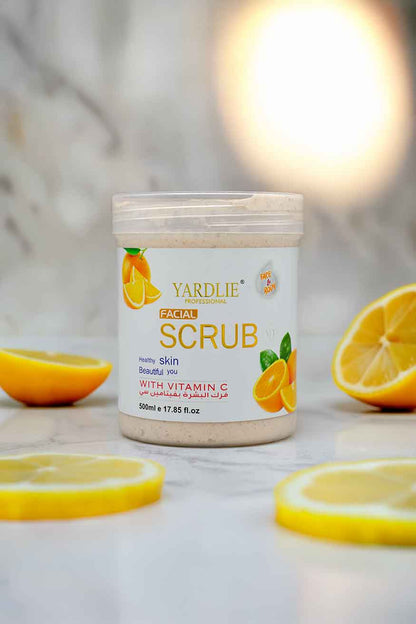 Vitamin C Facial Scrub Yardlie 500ml Deep Exfoliating Scrub