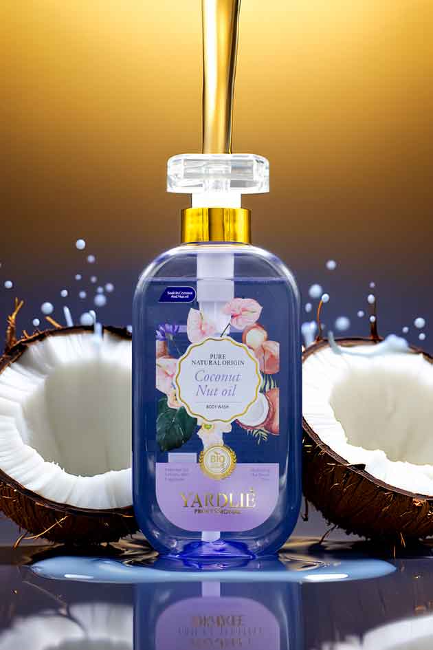 Body Wash | Coconut & Nut Oil | Bio Organic | Hydrating Driest Skin | Yardlie | 500ml