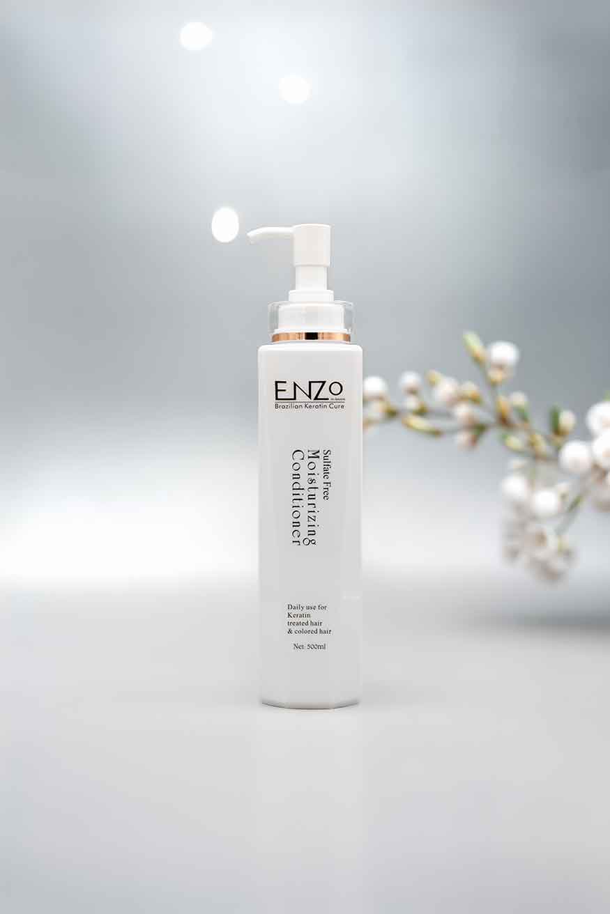 ENZO Sulfate Free Moisturizing Conditioner 500ml for Keratin Treated Hair