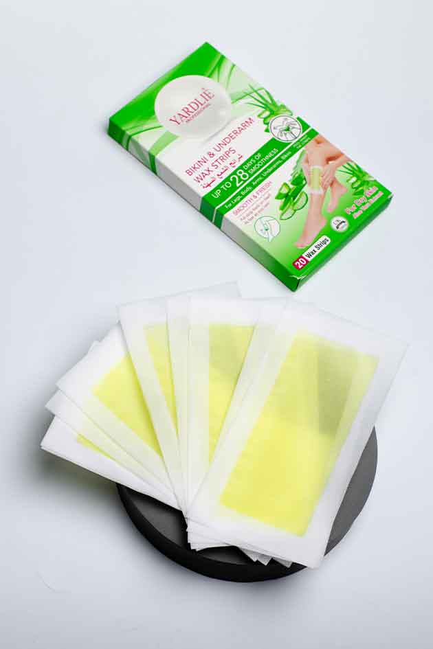 Yardlie Bikini Body Wax Strips Rose Extract 20 Strips