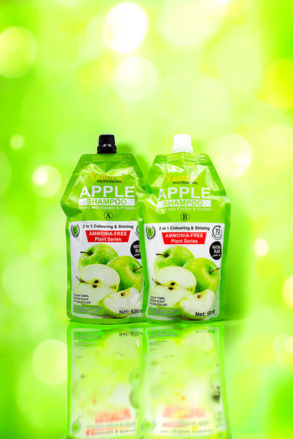 Yardlie Apple Hair Color Cream Natural Black 500ml Online in Pakistan (500ml X 2)