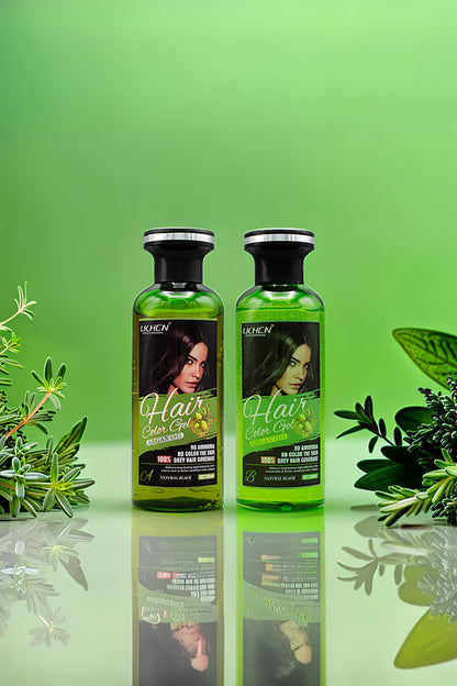Lichen Argan Oil Natural Black Hair Color Gel 250ml x2 Pakistan