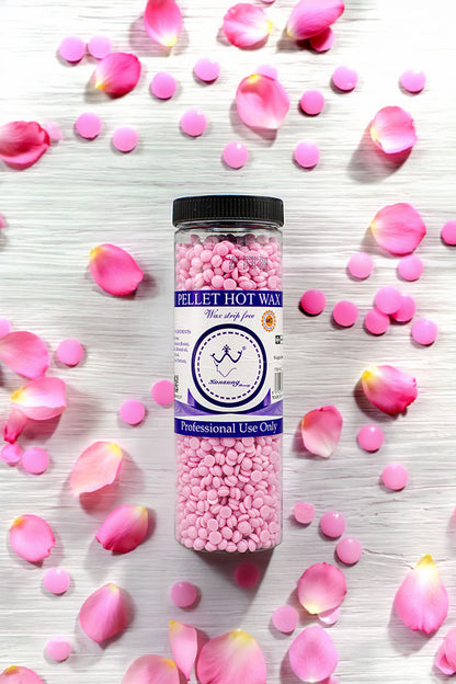 Konsung Beauty Pellet Hot Wax Beans for Hair Removal Pink 400g