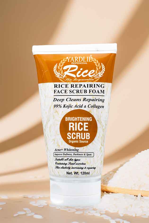 Yardlie Rice Repairing Face Scrub with Kojic Acid 120ml