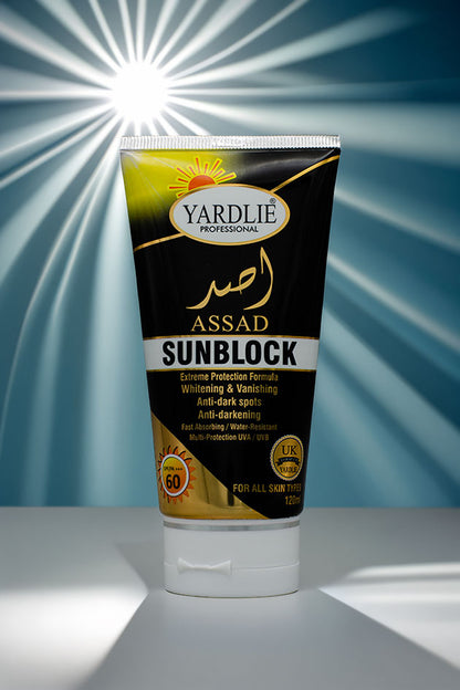 SPF 60 Sunblock Pakistan Yardlie Assad Face Body Cream 120ml